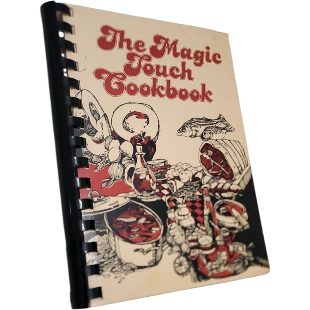 The‎ Magic Touch Cookbook 1979 MGIC Milwaukee Vintage Spiral Bound Recipes